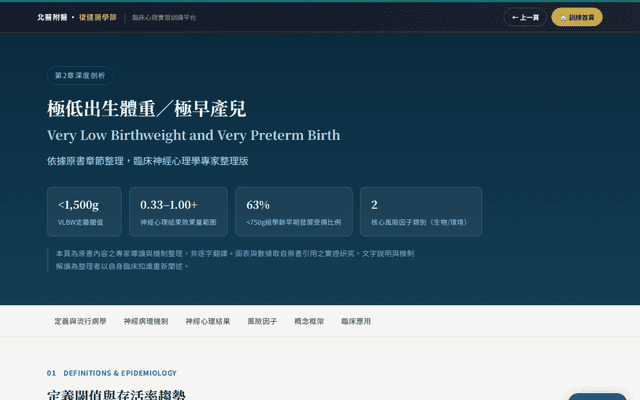 第2章｜極低出生體重與極早產兒