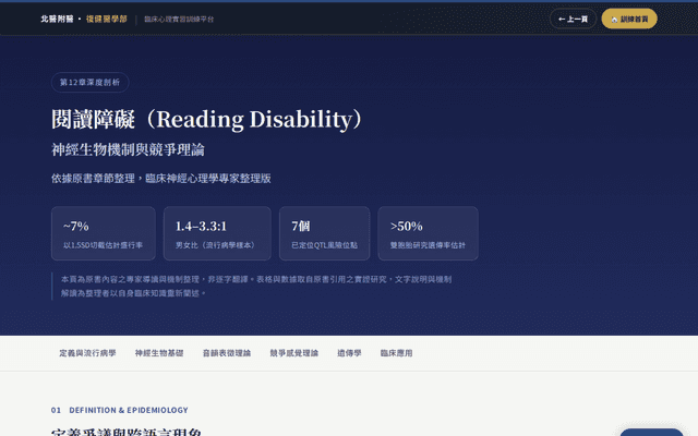 第12章｜閱讀障礙