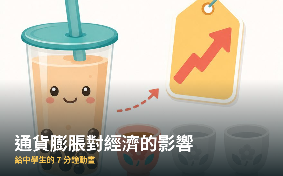 通貨膨脹對經濟的影響｜給中學生的動畫
