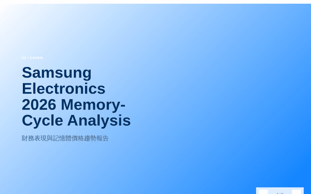 Samsung Memory Web Deck