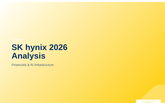 SK hynix 2026 記憶體週期分析簡報