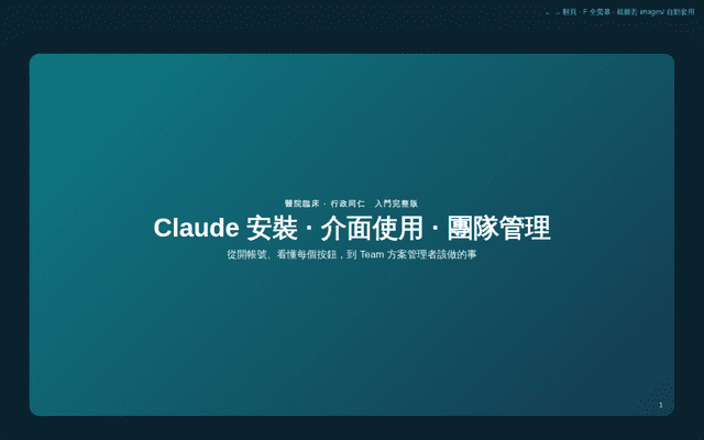 Claude 安裝與介面介紹